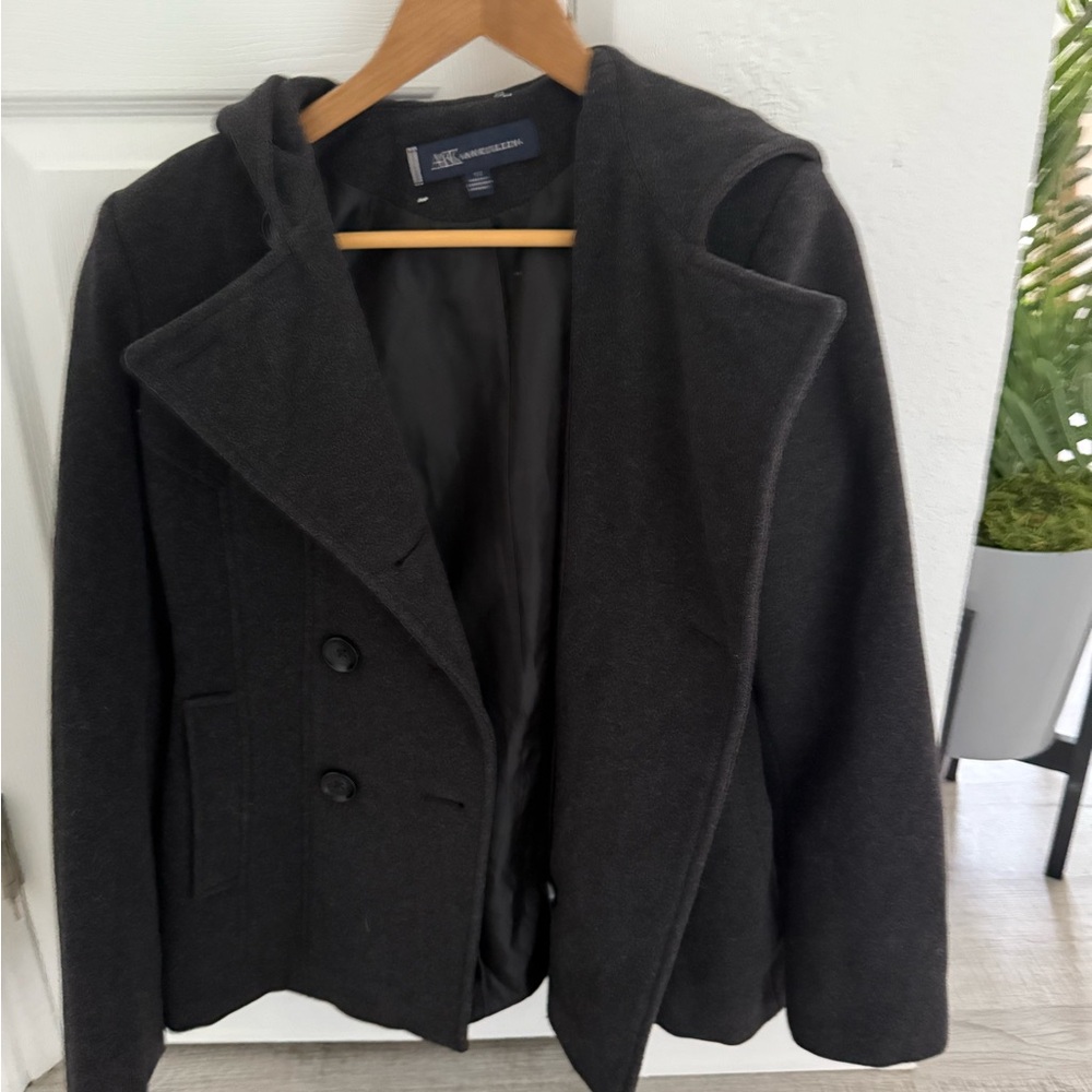 Anne Klein Charcoal Coat